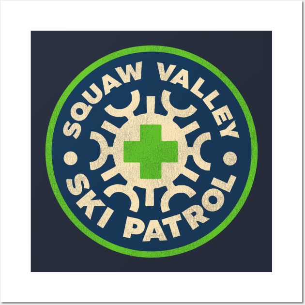 Squaw Valley Ski Patrol Wall Art by darklordpug